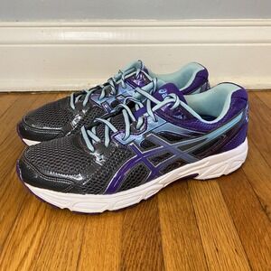 ASICS GEL Contend 2 Running Shoes Womens Size 11 Purple Gray Mesh Sneakers